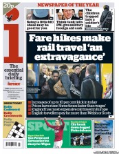 I Newspaper Newspaper Front Page (UK) for 2 January 2013