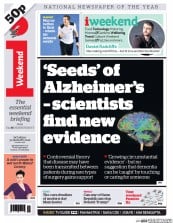 I Newspaper (UK) Newspaper Front Page for 30 January 2016