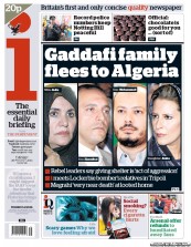 I Newspaper Newspaper Front Page (UK) for 30 August 2011