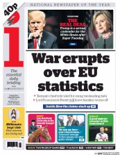 I Newspaper (UK) Newspaper Front Page for 3 March 2016