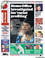 I Newspaper Newspaper Front Page (UK) for 3 August 2013