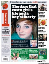 I Newspaper Newspaper Front Page (UK) for 3 September 2011