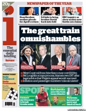 I Newspaper (UK) Newspaper Front Page for 4 October 2012