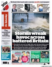 I Newspaper (UK) Newspaper Front Page for 4 January 2014