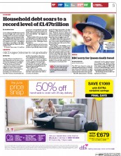 I Newspaper (UK) Newspaper Front Page for 4 June 2015