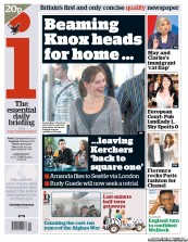 I Newspaper (UK) Newspaper Front Page for 5 October 2011