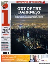 I Newspaper Newspaper Front Page (UK) for 5 November 2012