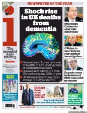I Newspaper Newspaper Front Page (UK) for 5 March 2013