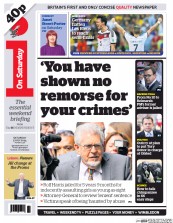 I Newspaper (UK) Newspaper Front Page for 5 July 2014