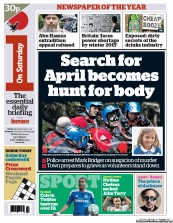 I Newspaper (UK) Newspaper Front Page for 6 October 2012