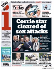 I Newspaper (UK) Newspaper Front Page for 7 February 2014