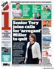I Newspaper (UK) Newspaper Front Page for 7 April 2014