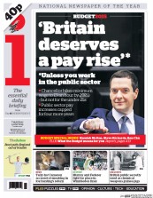 I Newspaper Newspaper Front Page (UK) for 9 July 2015