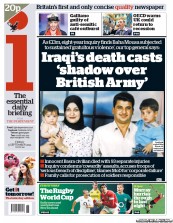 I Newspaper Newspaper Front Page (UK) for 9 September 2011