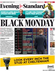 London Evening Standard (UK) Newspaper Front Page for 10 March 2020