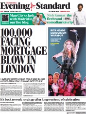 London Evening Standard (UK) Newspaper Front Page for 10 May 2023