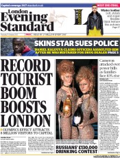 London Evening Standard (UK) Newspaper Front Page for 11 October 2013