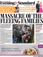 London Evening Standard (UK) Newspaper Front Page for 11 April 2022