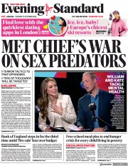 London Evening Standard (UK) Newspaper Front Page for 12 October 2022