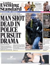 London Evening Standard (UK) Newspaper Front Page for 12 December 2015