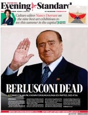 London Evening Standard (UK) Newspaper Front Page for 13 June 2023