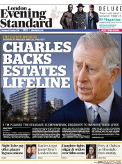 London Evening Standard (UK) Newspaper Front Page for 16 October 2015