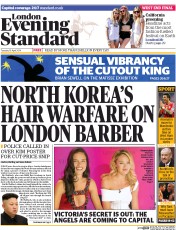 London Evening Standard (UK) Newspaper Front Page for 16 April 2014