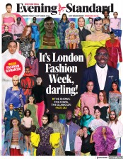 London Evening Standard front page for 16 September 2023