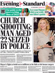 London Evening Standard (UK) Newspaper Front Page for 17 January 2023