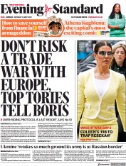 London Evening Standard front page for 17 May 2022