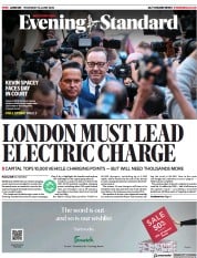 London Evening Standard (UK) Newspaper Front Page for 17 June 2022