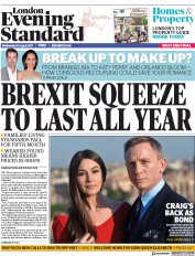 London Evening Standard (UK) Newspaper Front Page for 17 August 2017