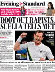 London Evening Standard (UK) Newspaper Front Page for 18 January 2023