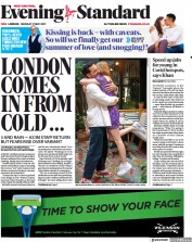 London Evening Standard (UK) Newspaper Front Page for 18 May 2021