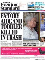 London Evening Standard (UK) Newspaper Front Page for 19 May 2016