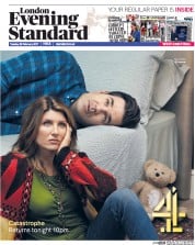 London Evening Standard (UK) Newspaper Front Page for 1 March 2017