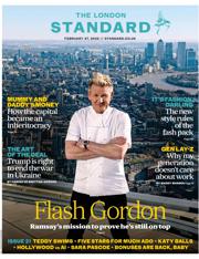 London Evening Standard front page for 1 March 2025