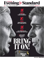 London Evening Standard front page for 20 September 2023