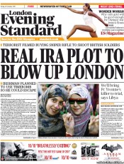 London Evening Standard Newspaper Front Page (UK) for 22 October 2011