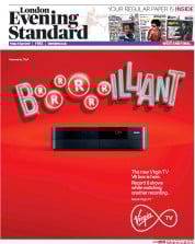 London Evening Standard (UK) Newspaper Front Page for 22 April 2017