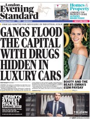 London Evening Standard (UK) Newspaper Front Page for 23 March 2017