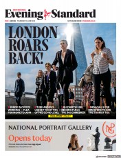 London Evening Standard (UK) Newspaper Front Page for 23 June 2023