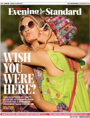London Evening Standard (UK) Newspaper Front Page for 24 June 2023