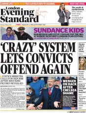 London Evening Standard (UK) Newspaper Front Page for 25 March 2014