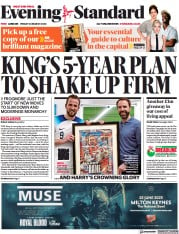 London Evening Standard (UK) Newspaper Front Page for 25 March 2023