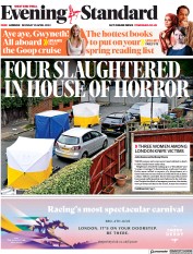 London Evening Standard (UK) Newspaper Front Page for 26 April 2022