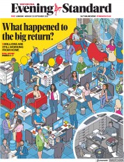 London Evening Standard (UK) Newspaper Front Page for 26 September 2023
