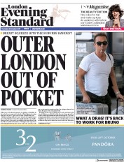 London Evening Standard (UK) Newspaper Front Page for 27 October 2017