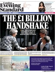 London Evening Standard (UK) Newspaper Front Page for 27 June 2017