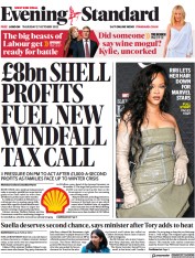 London Evening Standard (UK) Newspaper Front Page for 28 October 2022